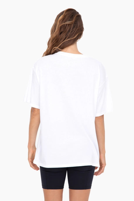 Organic Cotton Boyfriend Tee | White