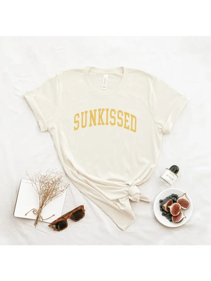 Vintage White Sunkissed Graphic T-Shirt
