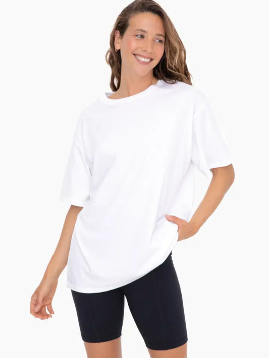 Organic Cotton Boyfriend Tee | White